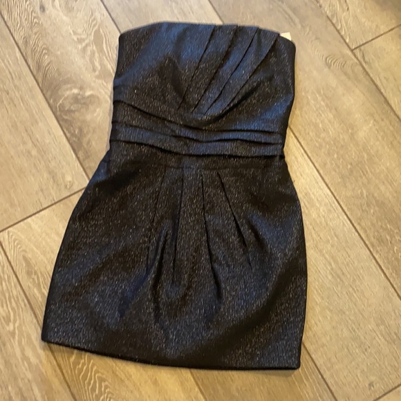 NWT Ramy Brook metallic strapless dress - Picture 2 of 5